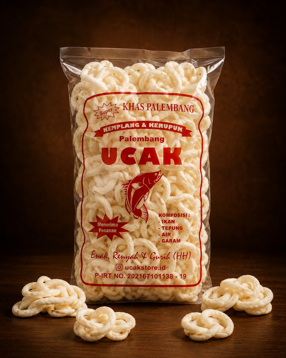 UCAK curly kemplang in premium packaging